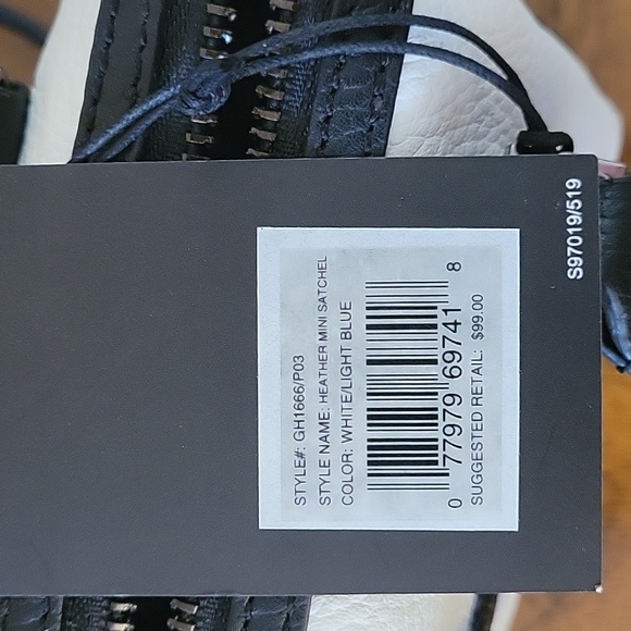 HEATHER'S CLOSET Leather Logo Small hand bag, NWT - Picture 14 of 14